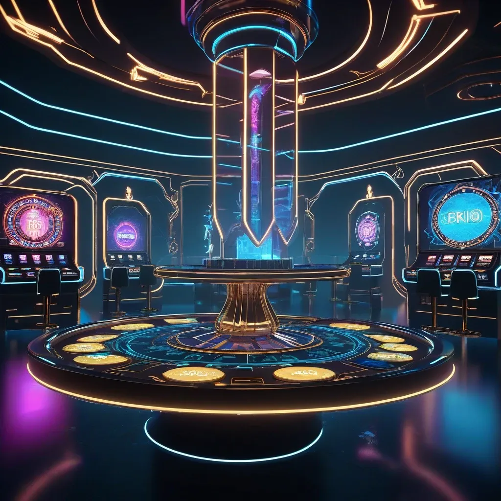 Neon Casino Interface Concept